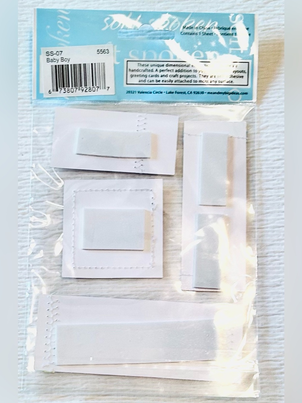 Lot of Scrapbooking Stickers- Baby Boy & Nature, New - Picture 6 of 6